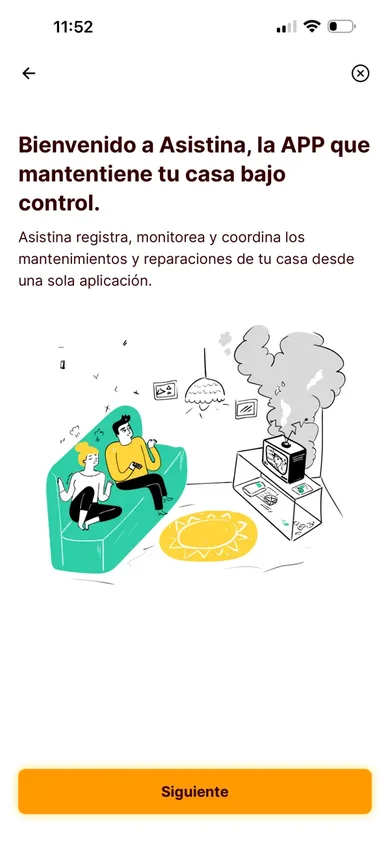 Welcome to Asistina, the app that keeps your house under control