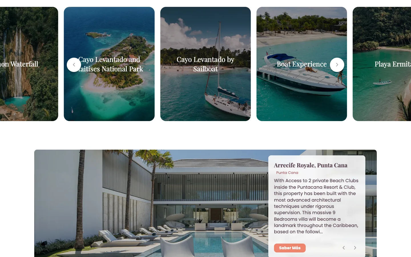 Experiencias y villa destacada en Punta Cana en Getaway República Dominicana