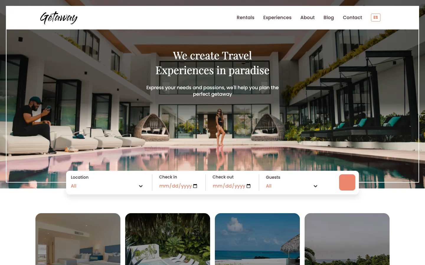Getaway Dominican Republic home page: We create travel experiences in paradise